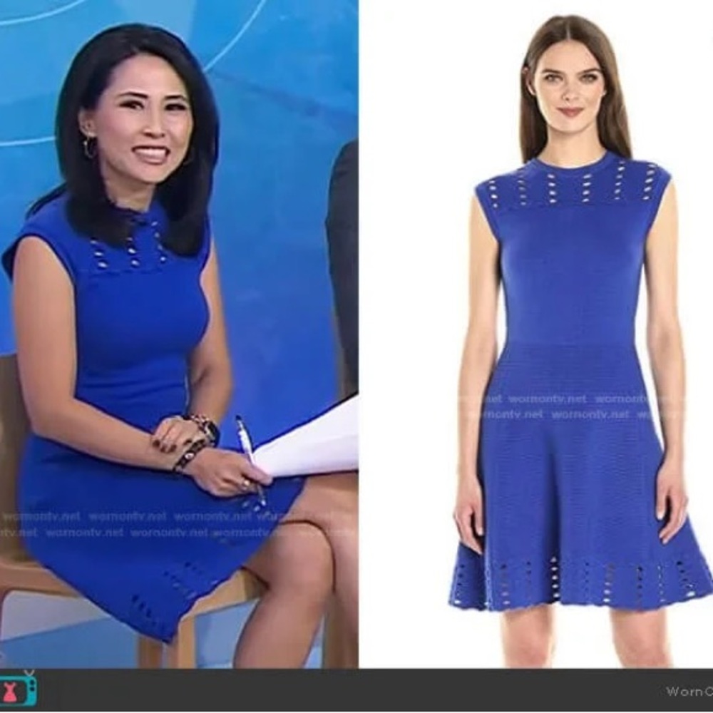 Ted Baker Royal Blue Mini Dress